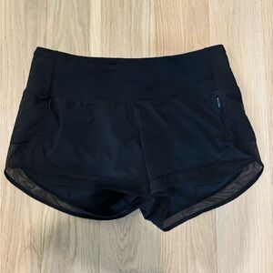 Black Lululemon Shorts, size 6